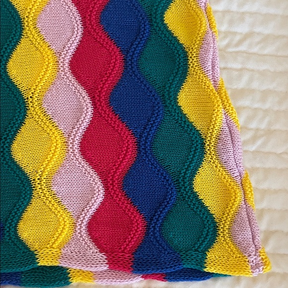 United Colors Of Benetton Multicolour Wavy Sweater Brand New XS/S - Picture 5 of 10